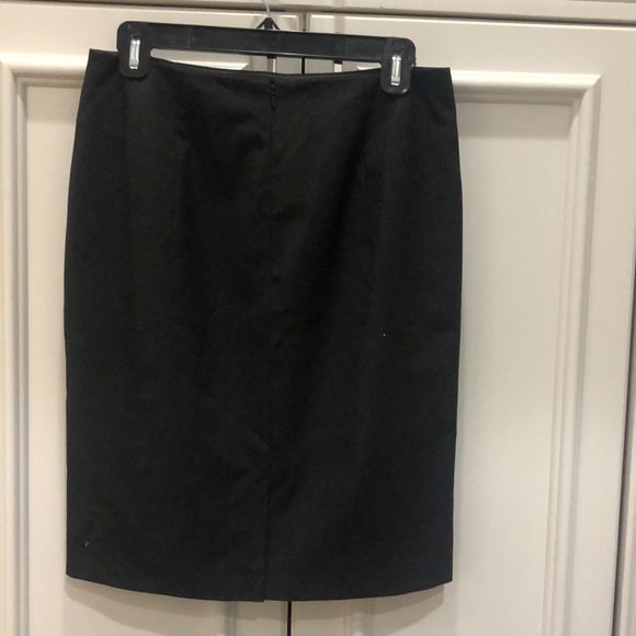Halogen Dark Gray Midi Skirt size 4 - Picture 2 of 4